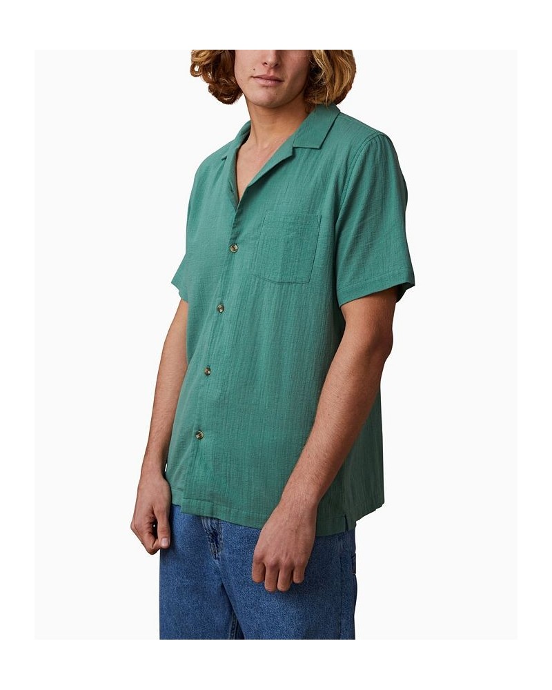 Men's Riviera Short Sleeve Shirt Green $19.71 Shirts