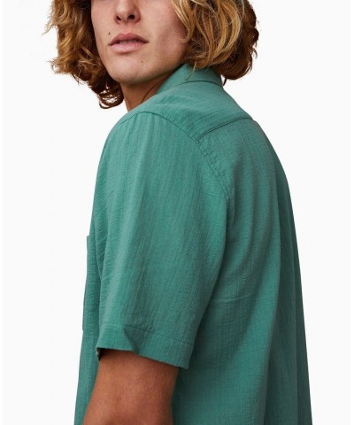 Men's Riviera Short Sleeve Shirt Green $19.71 Shirts