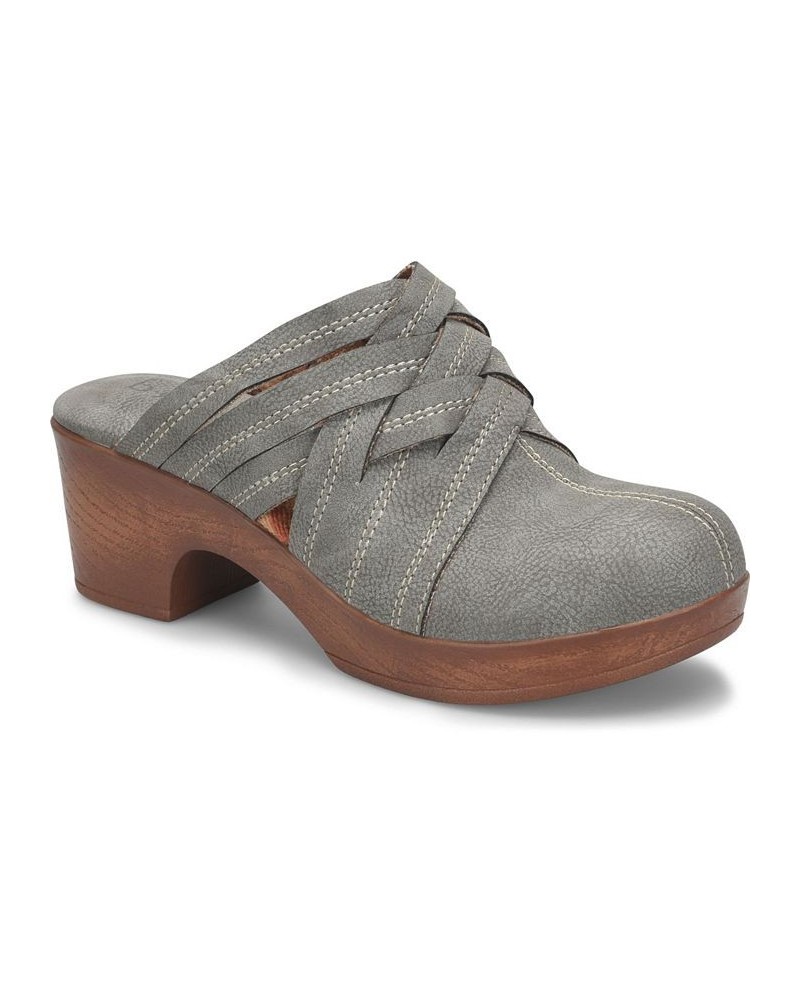 Women's Johana Comfort Clog Gray $52.25 Shoes