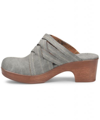 Women's Johana Comfort Clog Gray $52.25 Shoes