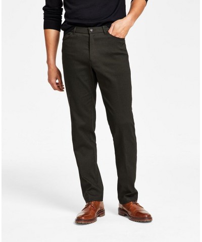 Men's TH Flex Modern Fit Four-Pocket Twill Pants Green $23.04 Pants