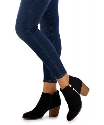 Masrinaa Ankle Booties Black $43.86 Shoes