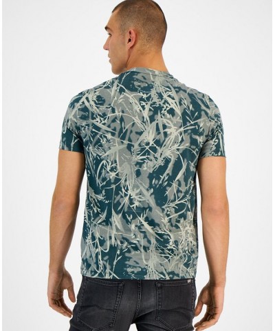 Men's Camouflage Logo Graphic T-Shirt Green $30.75 T-Shirts