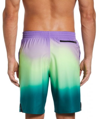 Men's Aurora Borealis 9" Volley Shorts Green $32.48 Swimsuits