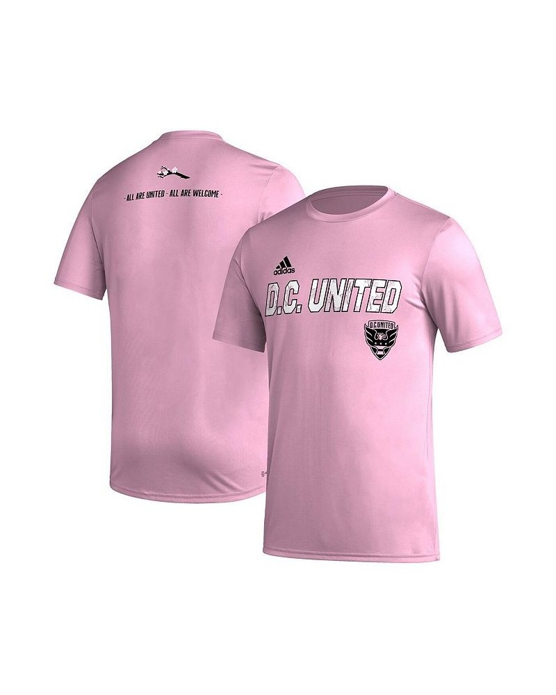 Men's Pink D.C. United Team Jersey Hook AEROREADY T-shirt $27.49 T-Shirts