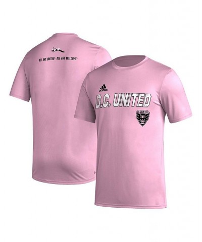 Men's Pink D.C. United Team Jersey Hook AEROREADY T-shirt $27.49 T-Shirts