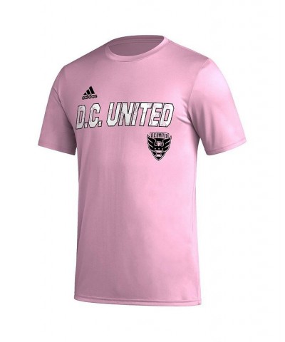 Men's Pink D.C. United Team Jersey Hook AEROREADY T-shirt $27.49 T-Shirts