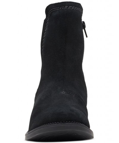 Women's Maye Zip Booties Black $51.00 Shoes