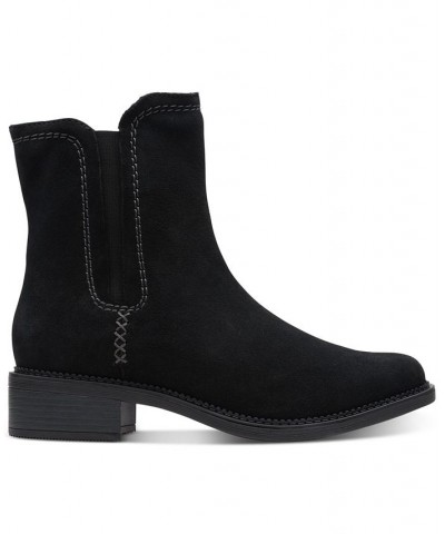 Women's Maye Zip Booties Black $51.00 Shoes