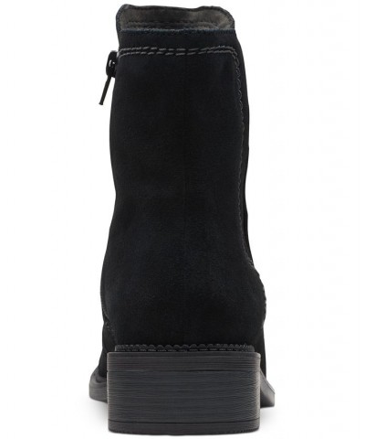 Women's Maye Zip Booties Black $51.00 Shoes