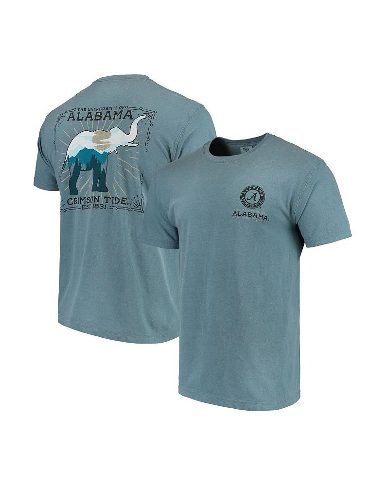 Men's Blue Alabama Crimson Tide State Scenery Comfort Colors T-shirt $22.67 T-Shirts