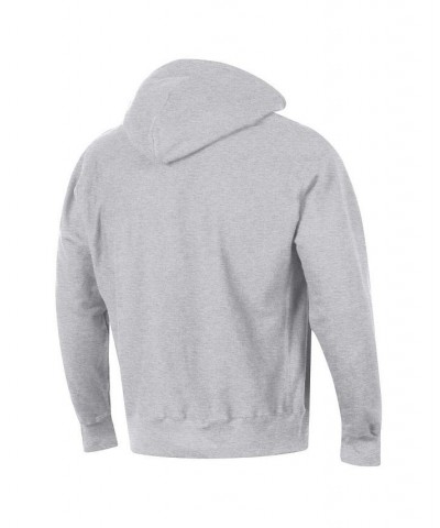 Men's Heather Gray Montreal Canadiens Reverse Weave Pullover Hoodie $51.83 Sweatshirt