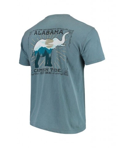 Men's Blue Alabama Crimson Tide State Scenery Comfort Colors T-shirt $22.67 T-Shirts