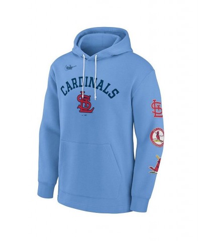 Men's Light Blue St. Louis Cardinals Rewind Lefty Pullover Hoodie $39.90 Sweatshirt