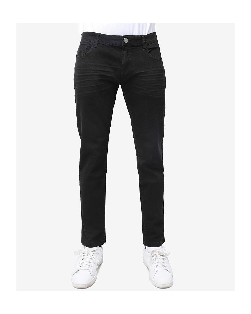 Men's Stretch Twill Colored Pants Jet Black $25.20 Pants