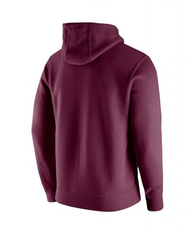 Men's Maroon Virginia Tech Hokies Vintage-Like School Logo Pullover Hoodie $45.04 Sweatshirt