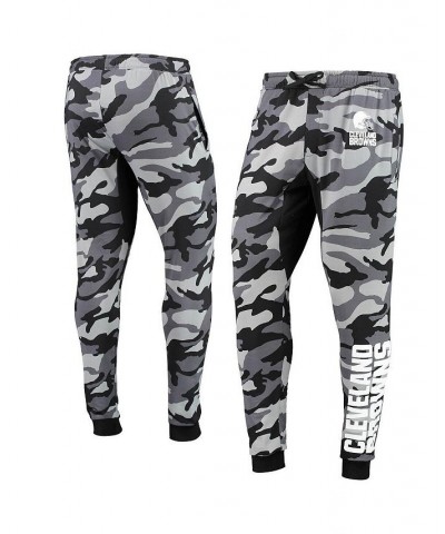 Men's Black Cleveland Browns Camo Jogger Pants $35.20 Pants