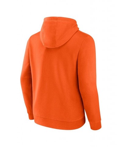 Men's Branded Orange WNBA Primary Logo Pullover Hoodie $42.39 Sweatshirt