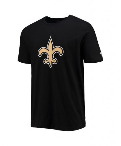 Men's Black New Orleans Saints Patch Up Collection Super Bowl XLIV T-shirt $16.56 T-Shirts