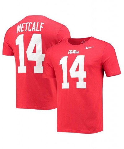 Men's Dk Metcalf Red Ole Miss Rebels Alumni Name Number T-shirt $15.36 T-Shirts