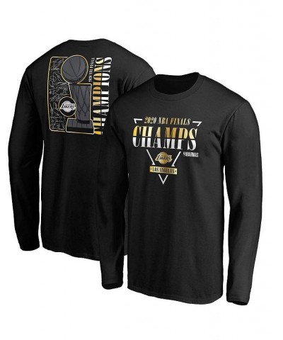 Men's Black Los Angeles Lakers 2020 NBA Finals Champions Believe The Game Big and Tall Long Sleeve T-shirt $17.20 T-Shirts