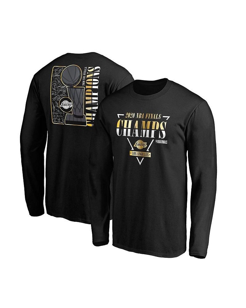 Men's Black Los Angeles Lakers 2020 NBA Finals Champions Believe The Game Big and Tall Long Sleeve T-shirt $17.20 T-Shirts