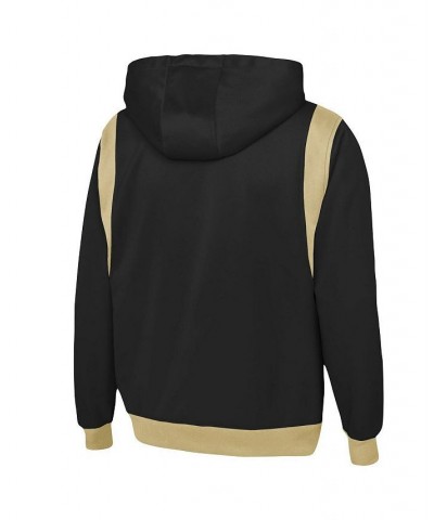 Men's Black New Orleans Saints Combine Authentic Drop Back Full-Zip Hoodie $30.24 Sweatshirt