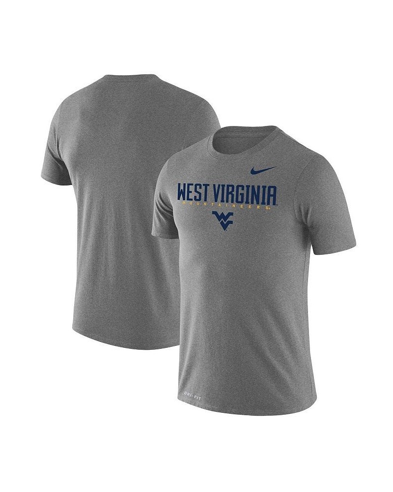 Men's Heathered Charcoal West Virginia Mountaineers Big and Tall Legend Facility Performance T-shirt $28.49 T-Shirts