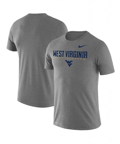 Men's Heathered Charcoal West Virginia Mountaineers Big and Tall Legend Facility Performance T-shirt $28.49 T-Shirts