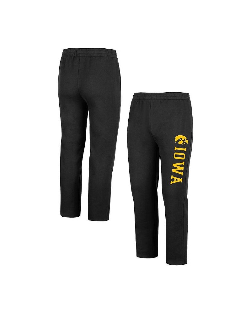 Men's Black Iowa Hawkeyes Fleece Pants $29.69 Pants