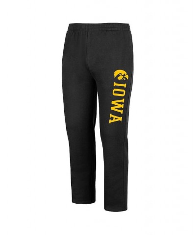 Men's Black Iowa Hawkeyes Fleece Pants $29.69 Pants