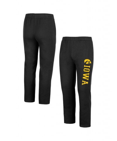 Men's Black Iowa Hawkeyes Fleece Pants $29.69 Pants