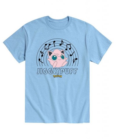 Men's Pokemon Jigglypuff T-shirt Blue $20.99 T-Shirts