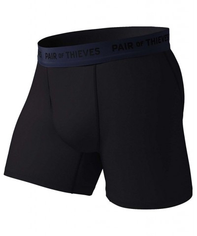 Men's Super Fit Boxer Briefs, Pack of 2 Blue $19.94 Underwear