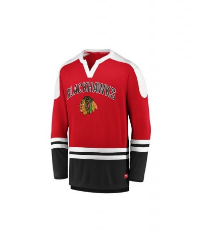 Men's Chicago Blackhawks Slapshot Crew Shirt $37.09 Shirts