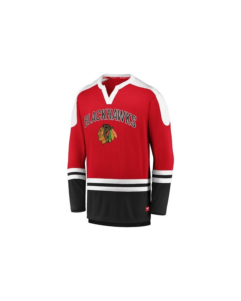 Men's Chicago Blackhawks Slapshot Crew Shirt $37.09 Shirts