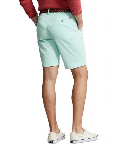 Men's 9-1/2-Inch Stretch Slim Fit Shorts Blue $40.80 Shorts