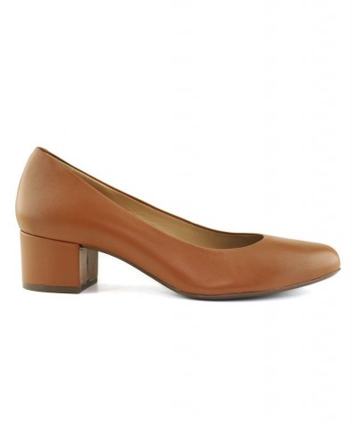 Women's Broad Street Napa Soft Pumps Brown $79.20 Shoes