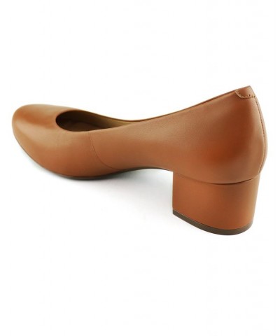 Women's Broad Street Napa Soft Pumps Brown $79.20 Shoes