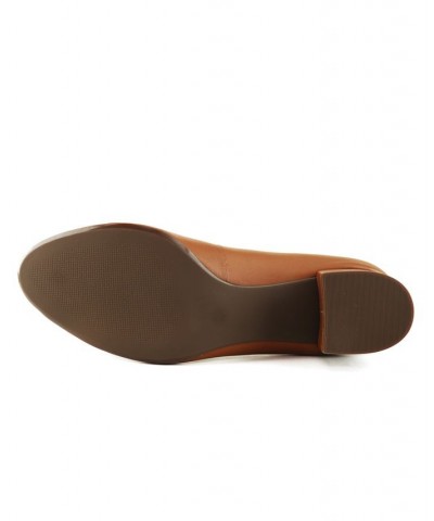 Women's Broad Street Napa Soft Pumps Brown $79.20 Shoes