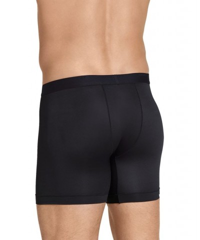 Men's Travel Quick-Dry Boxer Briefs Black $11.22 Underwear