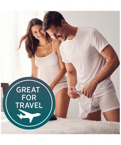 Men's Travel Quick-Dry Boxer Briefs Black $11.22 Underwear