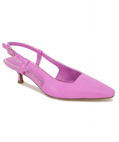 Women's Martha Pointy Toe Pumps Pink $61.16 Shoes