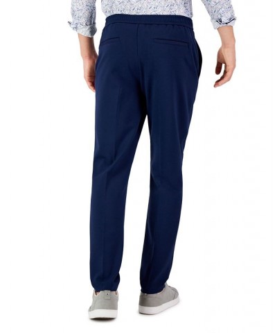 Men's Modern Knit Suit Pants Blue $21.59 Pants