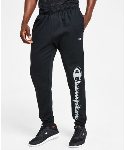 Men's Powerblend Logo Joggers Black $19.48 Pants