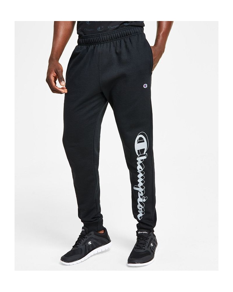 Men's Powerblend Logo Joggers Black $19.48 Pants