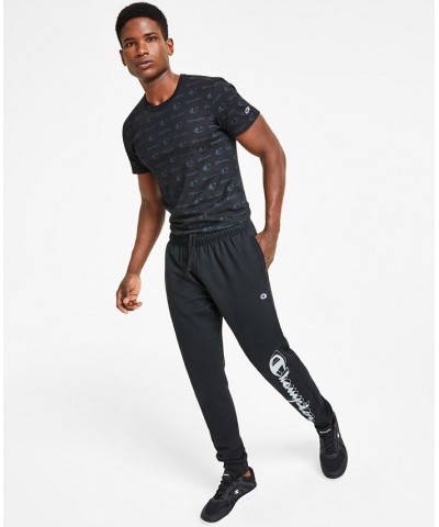 Men's Powerblend Logo Joggers Black $19.48 Pants