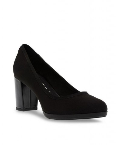 Women's Castana Pumps Black Stretch $44.16 Shoes