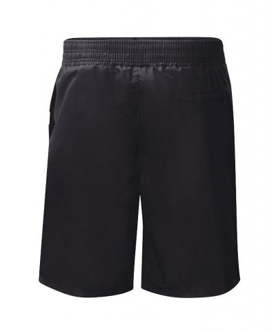 Men's Black Miami Heat Sea Wind Swim Trunks $27.30 Swimsuits