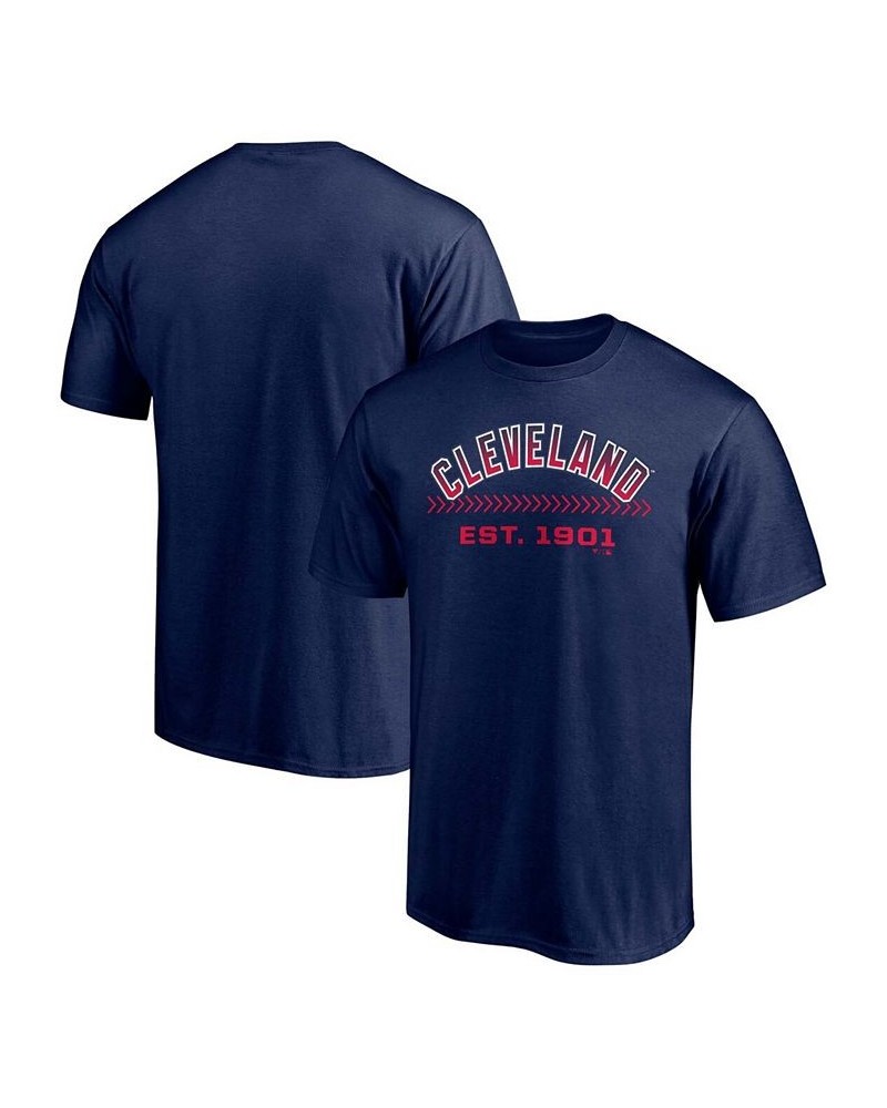 Men's Navy Cleveland Indians Total Dedication T-shirt $13.02 T-Shirts